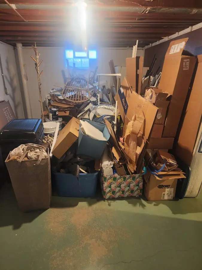 Roll-off dumpster container at job site for Roll Off Dumpster Rental in Ocean